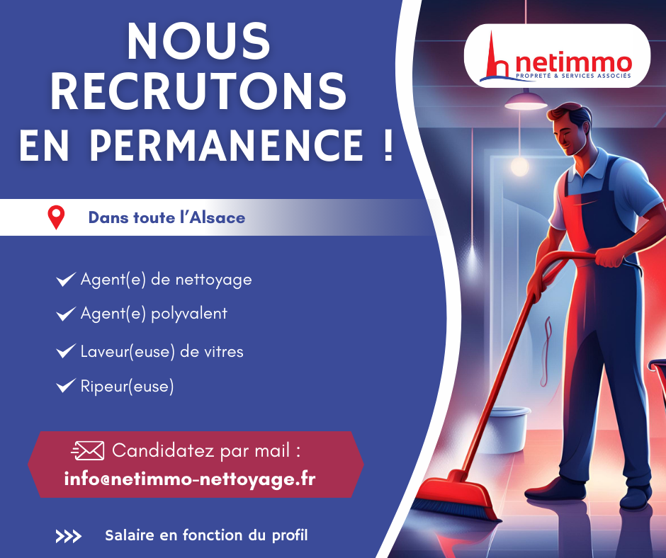 Nous recrutons en permanence ! Lingolsheim